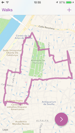 Walk Tracker Map